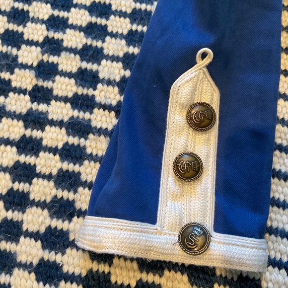 Boden Royal Blue Military Jacket with Contrast Trim – Size 12 - Picture 8 of 14